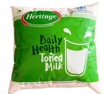 హెరిటేజ్ టోనుడు పాలు 500 ml (SKU: 1010) (Heritage Daily Health Toned Milk)