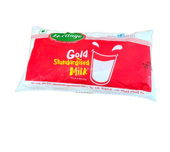 హెరిటేజ్  గోల్డ్ పాలు 170 ml (SKU: 1007) (  Heritage Gold Standardised Milk 170 ml